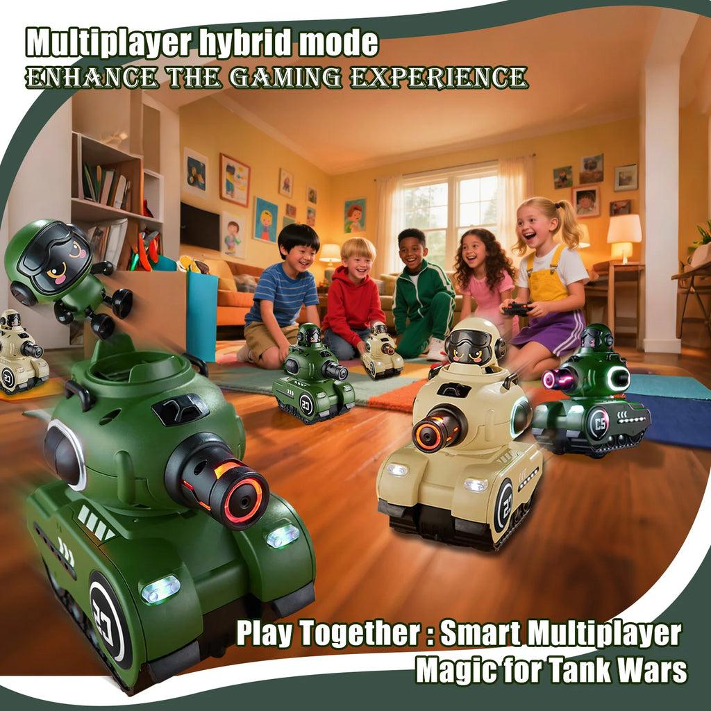 2-Pack RC Infrared Battle Tanks