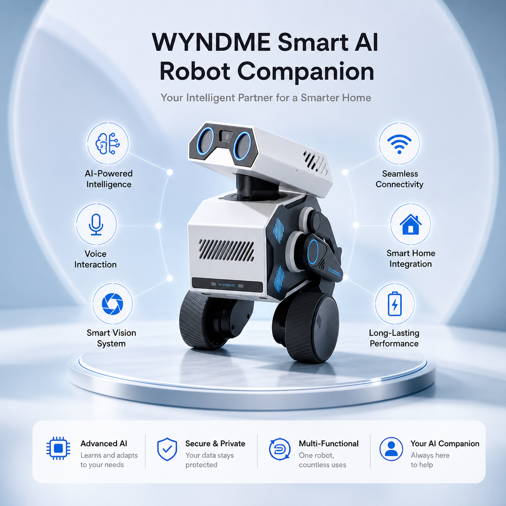 Smart AI Robot Companion - Interactive Home Assistant